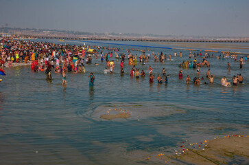 people on the beach