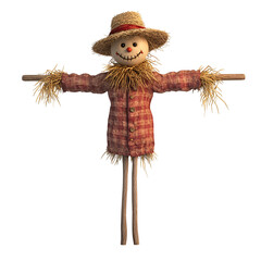 Friendly Scarecrow Autumn Decoration Farm Harvest Straw Man,