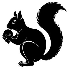 squirrel with nut