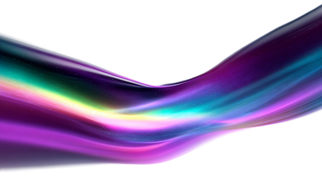 This mesmerizing abstract artwork features colorful, flowing waves of light and energy