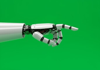 Robotic hand reaching towards future possibilities and innovation in technology Generative AI