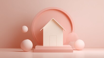 Minimalist home design concept