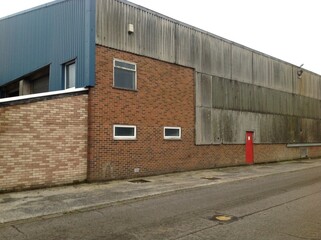 Abandoned UK Factory with Rusted Exterior