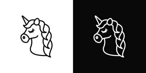 Alicorn icon. Graphic Design vector icon. Ui Ux Icons