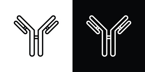Antibody icon. Graphic Design vector icon. Ui Ux Icons
