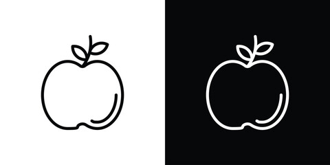 Apple icon. Graphic Design vector icon. Ui Ux Icons