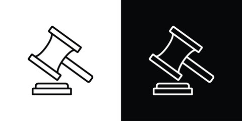 Auction icon. Graphic Design vector icon. Ui Ux Icons
