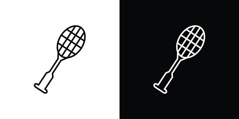 Badminton icon. Graphic Design vector icon. Ui Ux Icons