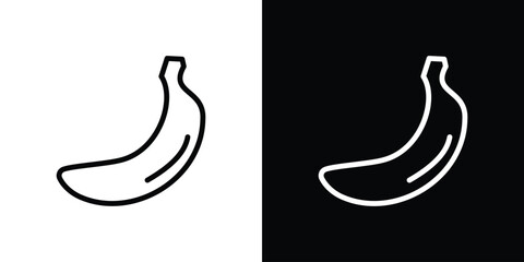 Banana icon. Graphic Design vector icon. Ui Ux Icons