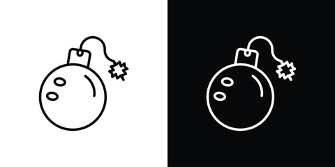 Bomb icon. Graphic Design vector icon. Ui Ux Icons