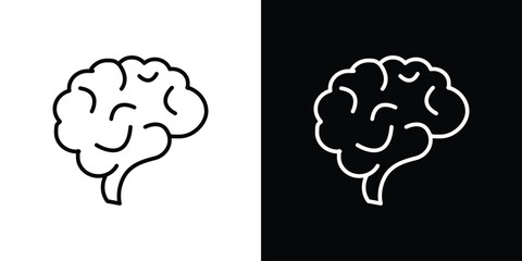 Brain icon. Graphic Design vector icon. Ui Ux Icons