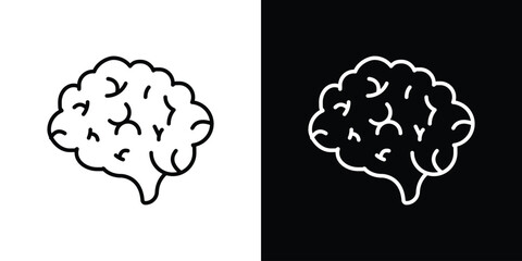 Brain icon. Graphic Design vector icon. Ui Ux Icons