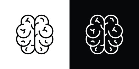 Brain icon. Graphic Design vector icon. Ui Ux Icons