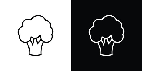 Broccoli icon. Graphic Design vector icon. Ui Ux Icons