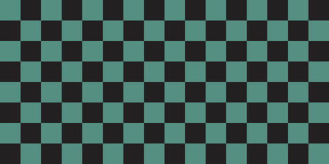 Teal and Black Checkerboard Pattern Background, Graphic Art, Digital Design, Abstract Viewpoint
