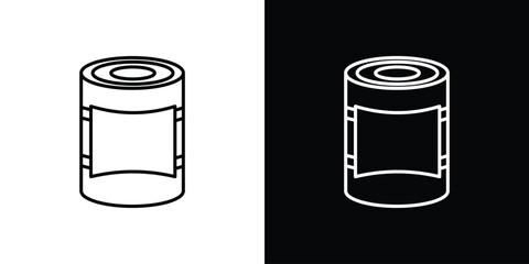 Can food icon. Graphic Design vector icon. Ui Ux Icons