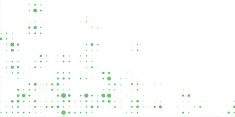 Light Blue, Green vector red banner with set of circles, dots. Donuts Background. Creative Design Template. Technological halftone illustration.