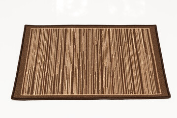 Entrance mat for the house on a white background.