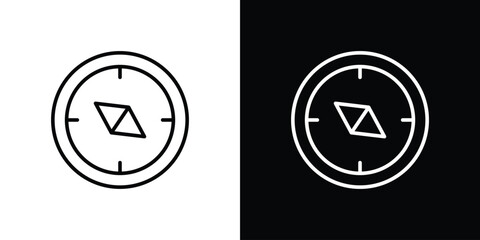 Compass icon. Graphic Design vector icon. Ui Ux Icons