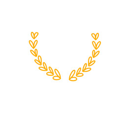 wreath icon vector 
