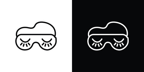 Eye mask icon. Graphic Design vector icon. Ui Ux Icons