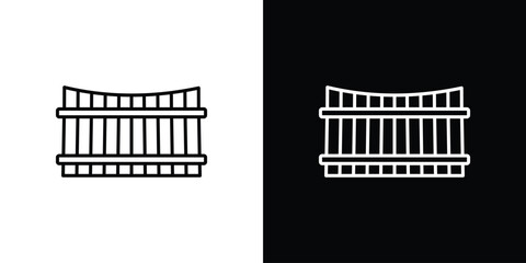 Fence icon. Graphic Design vector icon. Ui Ux Icons