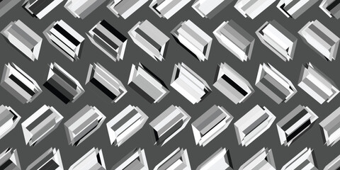 Low poly abstract background in dark grayscale shades. Perfect for modern design, branding, and digital art with a minimalist, edgy feel. Vector.