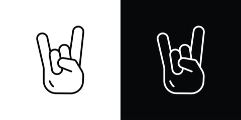 Hand Horns icon. Graphic Design vector icon. Ui Ux Icons