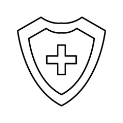 Medical Cross thinline icon , vector, pixel perfect, illustrator file 
