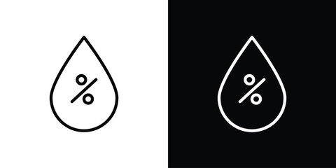 Humidity icon. Graphic Design vector icon. Ui Ux Icons