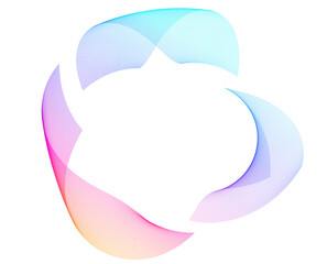 Design element wave lines, spiral geometric. Elegant abstract design for yoga, meditation, and...