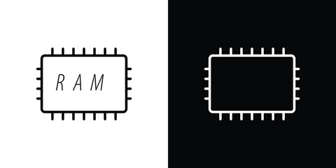 Memory icon. Graphic Design vector icon. Ui Ux Icons