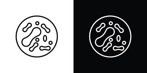 Microorganism icon. Graphic Design vector icon. Ui Ux Icons