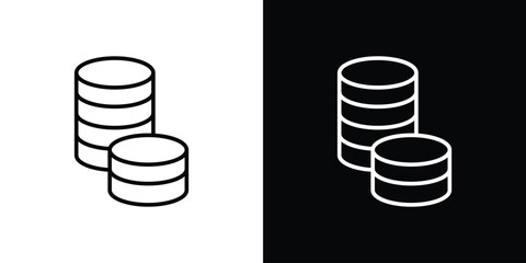 Money coin icon. Graphic Design vector icon. Ui Ux Icons