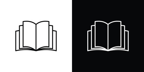open book icon. Graphic Design vector icon. Ui Ux Icons