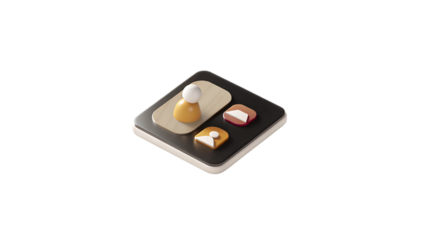 Isometric Icon for User Profile Contact and Communication