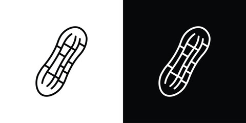 Peanut icon. Graphic Design vector icon. Ui Ux Icons