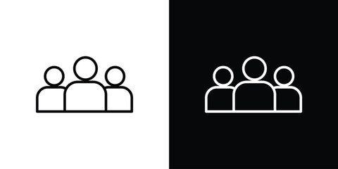 people icon. Graphic Design vector icon. Ui Ux Icons