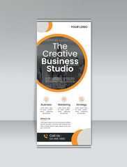 Corporate Roll-Up Banner Template for Business Promotion