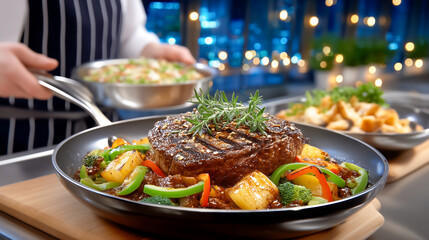 情熱的な料理人が味のシンフォニーを奏でる