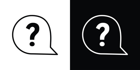 Question mark icon. Graphic Design vector icon. Ui Ux Icons