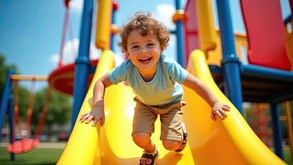 boy on playground