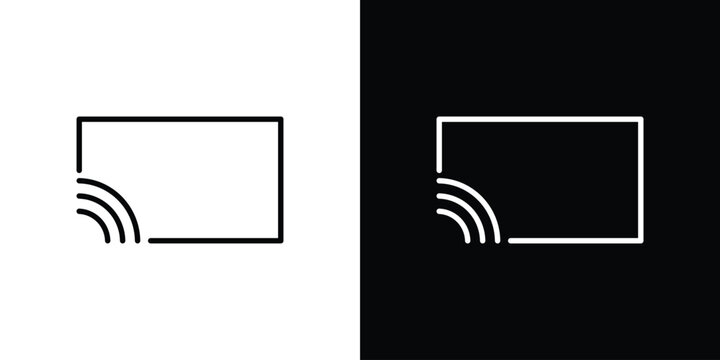 Screencast icon. Graphic Design vector icon. Ui Ux Icons