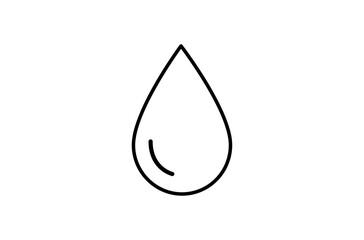 線画の水アイコン