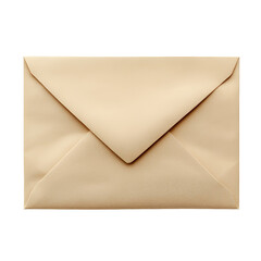 Beige Envelope Unopened Blank Mail Correspondence