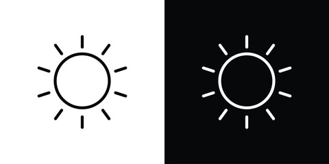 Sun icon. Graphic Design vector icon. Ui Ux Icons