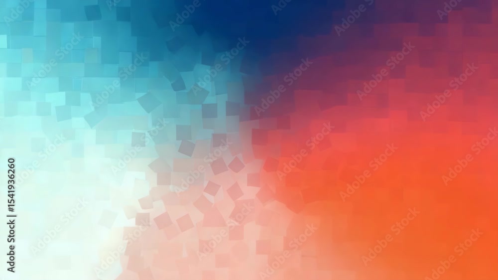 Poster abstract pixelated colorful background with vibrant hues and dynamic patterns