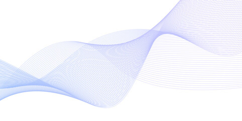 Dynamic minimal smoke sound blue line. Abstract glowing white slow speed stripe sound blend line smooth flow soundwave curve energy gradient vector futuristic digital outline line science design.	