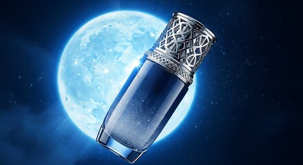 Celestial Elixir: Night Serum Against a Stellar Backdrop