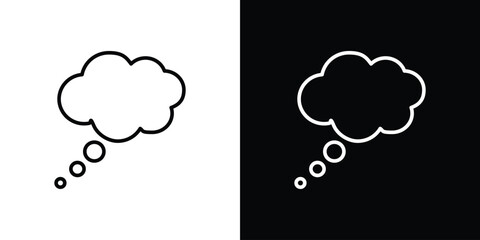 Thought bubble icon. Graphic Design vector icon. Ui Ux Icons